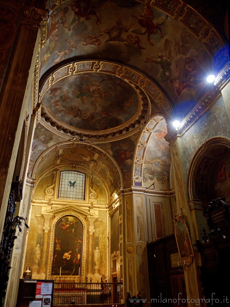 Milan (Italy) - Ceiling di Sant Alessandro in Zebedia